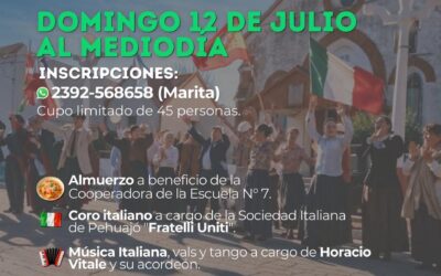 “BERUTI, HUELLA DE ITALIANOS”, UNA JORNADA PARA CELEBRAR LA CULTURA Y GASTRONOMÍA ITALIANA