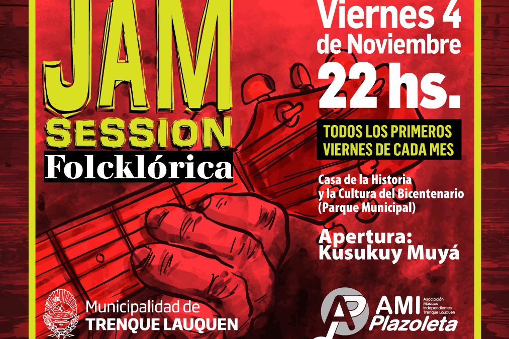 Jam Session: hoy (viernes) en la Casa de la Cultura