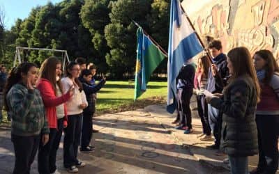 Alumnos de Girodías realizaron la promesa de compromiso ambiental