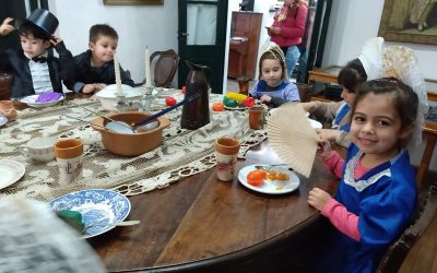 LOS CHICOS/AS DEL JARDÍN Nº 901 TRABAJARON EN EL MUSEO ALMAFUERTE PARA PREPARAR EL ACTO DEL DÍA DE LA INDEPENDENCIA