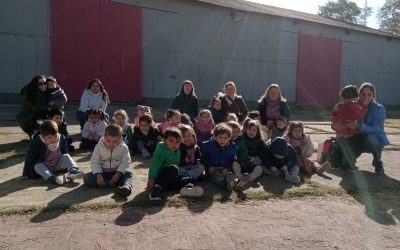 ALUMNOS/AS DEL JARDÍN PIMPOLLITOS VISITARON EL MUSEO DE ARTE MURAL “RODOLFO CAMPODÓNICO”