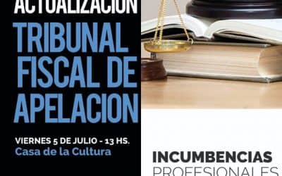 TRENQUE LAUQUEN, SEDE DE LA XVII JORNADA DE ACTUALIZACIÓN DEL TRIBUNAL FISCAL DE APELACIÓN DE LA PROVINCIA DE BS. AS.
