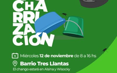 PREVENCIÓN DEL DENGUE: JORNADA DE DESCACHARRIZACIÓN, MAÑANA (MIÉRCOLES) EN EL BARRIO TRES LLANTAS
