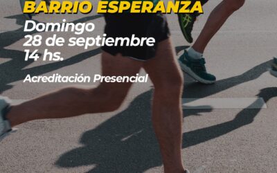 JORNADA RECREATIVA Y MINI MARATÓN, EL PRÓXIMO DOMINGO (28) EN EL BARRIO ESPERANZA