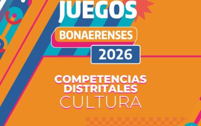 JUEGOS BONAERENSES 2026: CULTURA TIENE EL CRONOGRAMA DE COMPETENCIAS DISTRITALES DE LAS DISTINTAS DISCIPLINAS
