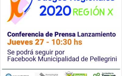 MAÑANA (JUEVES) SE REALIZARÁ EL LANZAMIENTO DE LOS “JUEGOS DEPORTIVOS REGIONALES 2020, REGIÓN X”
