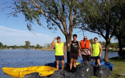 JUGO DE CANOA Y UNA INICIATIVA SOLIDARIA: ESTARÁ HOY (JUEVES) LIMPIANDO LA LAGUNA DE EL PARQUE