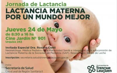 El próximo jueves se realizará una Jornada de Lactancia Materna
