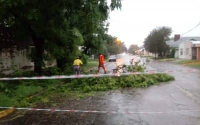 LOS DESAGÜES TRABAJARON A MÁXIMA CAPACIDAD Y SE COLOCÓ UNA BOMBA EN EL PARQUE PASTOR PARA BAJAR ALLÍ EL NIVEL DEL AGUA