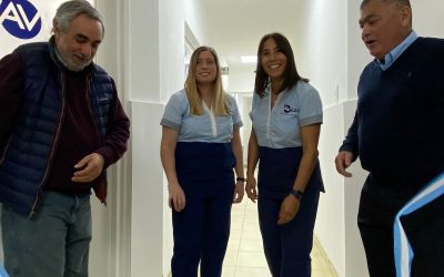 EL INTENDENTE FERNÁNDEZ ASISTIÓ HOY (LUNES) A LA INAUGURACIÓN DEL LABORATORIO DE ANÁLISIS CLÍNICOS Y MICROBIOLÓGICOS, EN LA CLÍNICA GARCÍA SALINAS