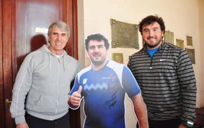 El Director de Deportes recibió a Germán Lauro tras los Juegos Olímpicos