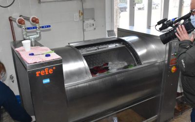 EL MUNICIPIO INSTALÓ UNA NUEVA LAVADORA EN EL HOSPITAL: PERMITIRÁ OPTIMIZAR LOS TRABAJOS ANTE EL AUMENTO DE LA DEMANDA POR EL COVID-19