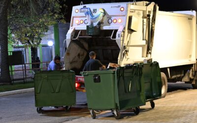 FESTEJOS DEL 150º ANIVERSARIO: EL CENTRO Y LA PLAZA SAN MARTÍN NUEVAMENTE EN CONDICIONES GRACIAS AL TRABAJO DEL PERSONAL MUNICIPAL