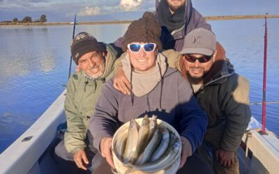 LAS LAGUNAS DEL DISTRITO: TURISTAS DE TODO EL PAÍS VISITARON LOMA ALTA EN BERUTI Y DISFRUTARON DE LA PESCA DEPORTIVA