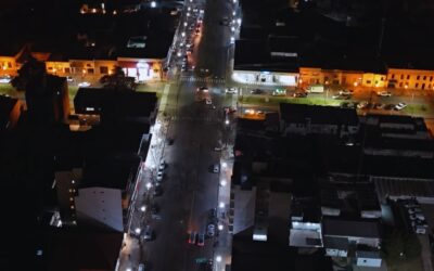 MODERNIZACIÓN DEL ALUMBRADO PÚBLICO: EL MUNICIPIO FINALIZÓ EL RECAMBIO DE LUMINARIAS LED EN LA AVENIDA SIMINI-ORO