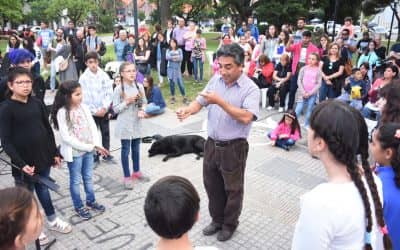 PLAZA SAN MARTIN FUE LA PRIMERA PARADA PARA LAS MUESTRAS DE FIN DE AÑO DE LA ESCUELA DE MÚSICA