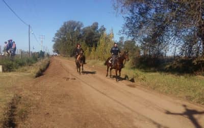 Se realizó ayer la tradicional cabalgata a Martín Fierro