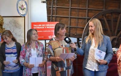 EXPOSICION DE LOS TALLERES DE MANUALIDADES; VITREAUX, CERÁMICA Y MOSAIQUISMO, Y CESTERIA ECOLÓGICA Y DE PAPEL