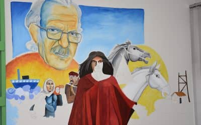 MAÑANA (MARTES) SE INAUGURA LA OBRA REALIZADA POR EL TALLER DE MURALISMO DEL PROFESOR GERMAN VILLAMOR