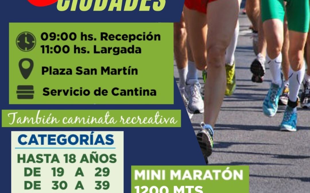 MARATÓN SEIS CIUDADES: EL PRÓXIMO DOMINGO (20) SE CORRERÁ UNA NUEVA FECHA EN 30 DE AGOSTO, EN 5 Y 10 KMS