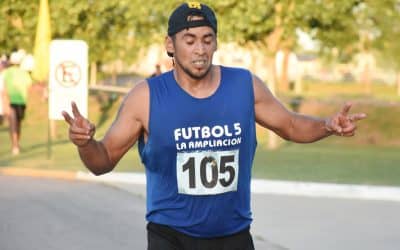 ABEL ADRIEL Y ORNELLA MANDRINI, EN 6 KMS., Y ALEXIS MORALES Y ROMINA MANDRINI, EN 9 KMS., LOS GANADORES DEL MARATÓN SOLIDARIO ANÍN