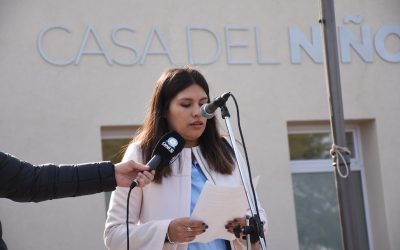 MARILINA ARGÜELLES: “ESTA OBRA NO ES UN HECHO AISLADO, SE DA EN EL MARCO DE UNA SERIE DE POLÍTICAS PÚBLICAS DIRIGIDAS A LA NIÑEZ QUE INICIAMOS CON EL MUNICIPIO”