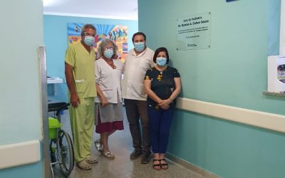 LA DRA. MARTA COHEN VISITÓ EL HOSPITAL MUNICIPAL DR. PEDRO T. ORELLANA DONDE  RECORRIÓ LOS DISTINTOS SERVICIOS ESPECIALMENTE LA SALA DE PEDIATRÍA