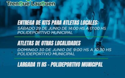 ESTE DOMINGO (30) SE CORRERÁ LA MEDIA MARATÓN CIUDAD DE TRENQUE LAUQUEN EN UN CIRCUITO CERTIFICADO