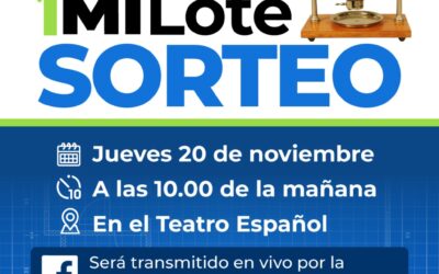 PROGRAMA MI LOTE: EL MUNICIPIO REALIZARÁ EL SORTEO DE LOS TERRENOS ESTE JUEVES (20) A LAS 10 EN EL TEATRO ESPAÑOL