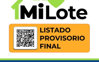MI LOTE: YA ESTÁ EL LISTADO PROVISORIO FINAL Y SE ABRE EL PERÍODO DE IMPUGNACIONES