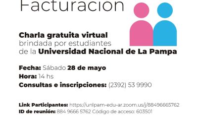 CHARLA SOBRE MONOTRIBUTO Y FACTURACIÓN, EL SÁBADO VÍA ZOOM