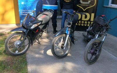 SE RECUPERÓ UNA MOTO CON PEDIDO DE SECUESTRO DURANTE UN OPERATIVO DE CONTROL DE TRÁNSITO CON AGENTES MUNICIPALES