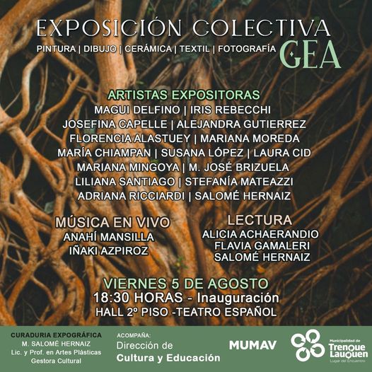 EN HOMENAJE A LA PACHAMAMA, EL VIERNES (5) EN EL TEATRO ESPAÑOL SE INAUGURA UNA MUESTRA INTERDISCIPLINARIA COLECTIVA DE ARTISTAS LOCALES