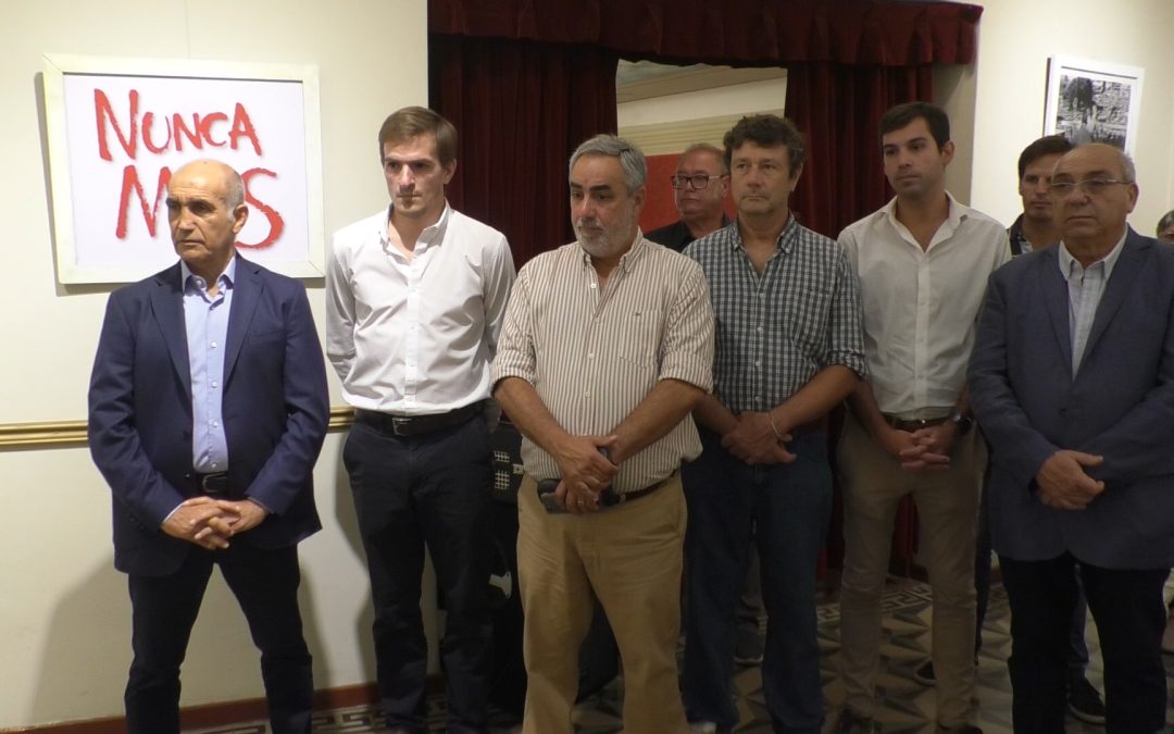 EL INTENDENTE FERNÁNDEZ Y DANIEL SALVADOR INAUGURARON HOY (JUEVES) LA MUESTRA HOMENAJE A LA CONADEP, EN UN ACTO POR LA MEMORIA Y EN DEFENSA DE LA DEMOCRACIA