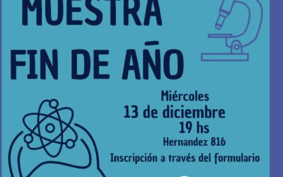 CHARLA Y EXPOSICIÓN DE TRABAJOS Y TALLERES, MAÑANA (MIÉRCOLES) EN LA MUESTRA DE FIN DE AÑO DEL POLO CIENTÍFICO TECNOLÓGICO
