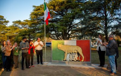 SE INAUGURÓ UN MURAL EN PLAZA ITALIA EN HOMENAJE A LOS APORTES REALIZADOS POR LA INMIGRACIÓN ITALIANA A LA COMUNIDAD LOCAL, EN EL MARCO DEL 150° ANIVERSARIO DE TRENQUE LAUQUEN