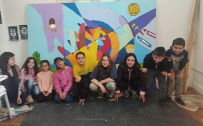 SE SIGUE CON LA PRODUCCIÓN DE LOS MURALES EN LA EMAC: EN AGOSTO SE REALIZARÁ UNA MUESTRA DE TRABAJOS