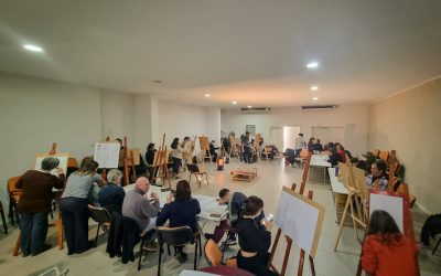 LA CAPACITACIÓN EN TÉCNICAS PERDURABLES, UN GRAN APORTE EN EL CAMINO HACIA LA 1º BIENAL Y 6º ENCUENTRO NACIONAL DE ARTE MURAL