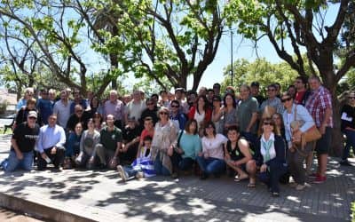 Bocca recibió a la murga uruguaya que se presenta en el distrito