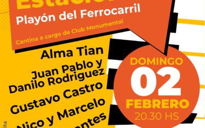 MÚSICA EN LA ESTACIÓN: ESTE DOMINGO, LA TERCERA FECHA CON UNA INTERESANTE PROPUESTA ARTÍSTICA