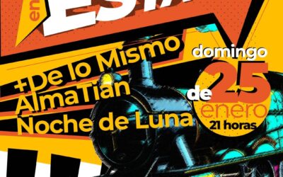 MÚSICA EN LA ESTACIÓN: ESTE DOMINGO (25) LA PROPUESTA ES CON +DE LO MISMO, ALMATIAN Y NOCHE DE LUNA EN EL PREDIO DEL FERROCARRIL