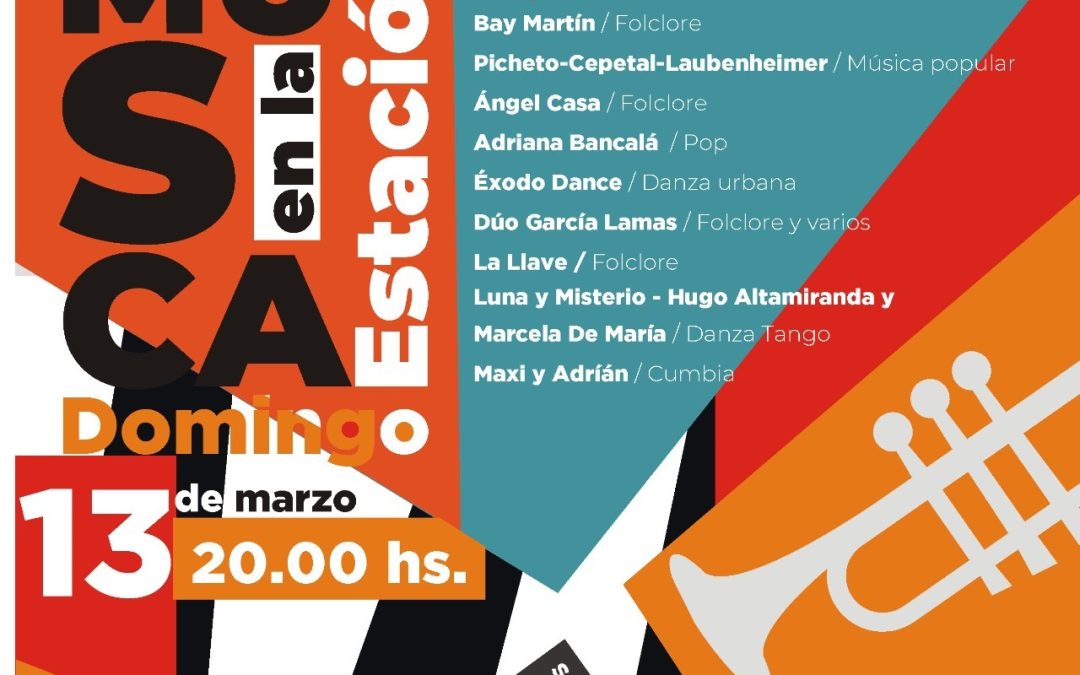 MÚSICA EN LA ESTACIÓN TENDRÁ ESTE DOMINGO SU NOCHE DE DESPEDIDA