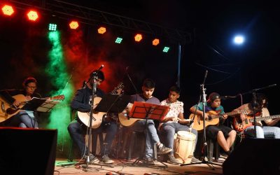BATUCADA, DANZAS Y UNA VARIEDAD DE RITMOS MUSICALES LE PUSIERON ALEGRÍA A LA QUINTA NOCHE DEL CICLO MÚSICA EN LA ESTACIÓN
