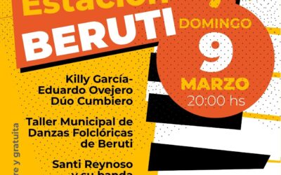MAÑANA (DOMINGO) SERÁ EL CIERRE DEL CICLO MÚSICA EN LA ESTACIÓN EN EL CLUB GIAT DE BERUTI