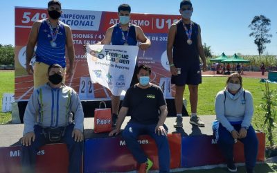 MONTEJO SE CONSAGRÓ CAMPEÓN EN LANZAMIENTO DE BALA EN EL NACIONAL DE ATLETISMO U-18 QUE SE REALIZÓ EN MISIONES