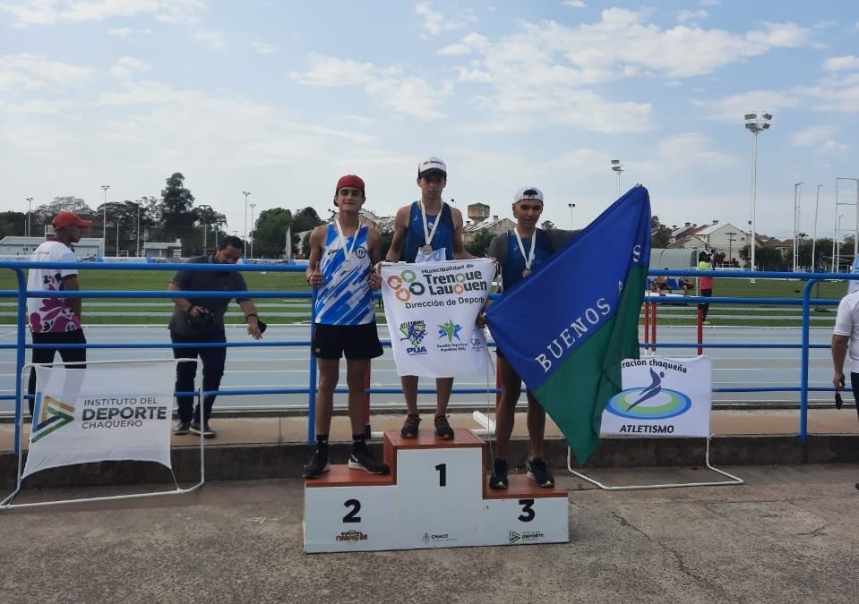 ORO PARA LAUTARO BARRAGÁN Y SANTIAGO MADROÑAL Y BRONCE PARA ALEXIS SOSA, EN EL CAMPEONATO NACIONAL DE ATLETISMO U-20