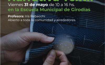 GIRODÍAS: TALLER DE NARRATIVA TEXTIL EN ADHESIÓN AL 113º ANIVERSARIO DE LA LOCALIDAD