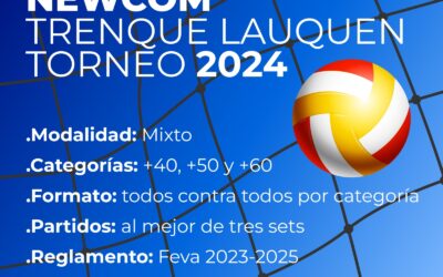 LA LIGA REGIONAL DE NEWCOM TRENQUE LAUQUEN ABRE LA INSCRIPCIÓN EL PRÓXIMO LUNES (19) PARA EL 2º TORNEO REGIONAL, QUE COMENZARÁ A JUGARSE EL SÁBADO 6 DE ABRIL