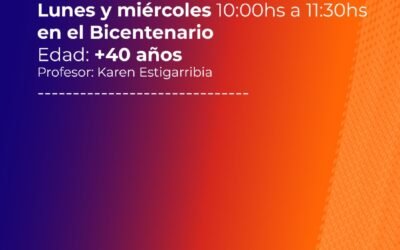 NEWCOM + 40: LA ACTIVIDAD SE DICTA EN EL BICENTENARIO LOS LUNES Y MIÉRCOLES