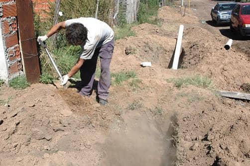 El Municipio extiende la red cloacal